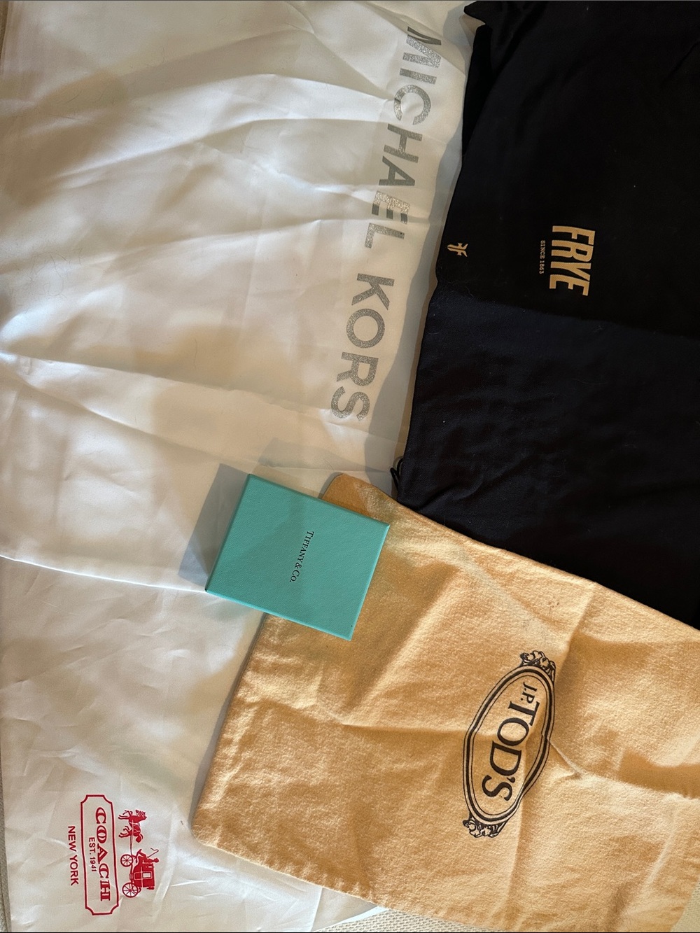 Brand Name Packaging: Tiffany & Co., TODS, etc